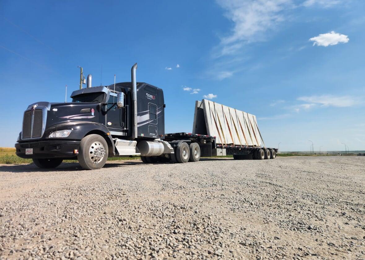 Future13 truck on the road